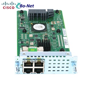 Red de CISCO Módulo de conmutación Gigabit Ethernet 4-Puerto de la capa 2 Cisco NIM-ES2-4 = - Product Image 1