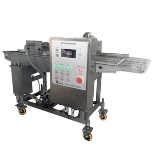 Industrial Automatic Chicken Fish Fillet Coating Battering Machine