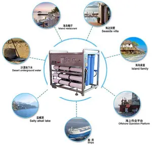 Système de dessalement de l'eau de mer RO pour bateau, bateau réduisant le sel TDS petit fabricant d'eau pour bateaux machine de dessalement