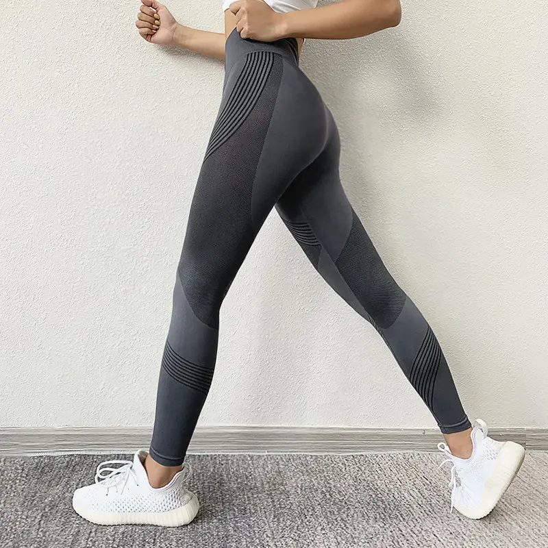AMESIN-Leggings de cintura alta para mujer, ropa deportiva adelgazante, sin transparencias, YLD112, 2020