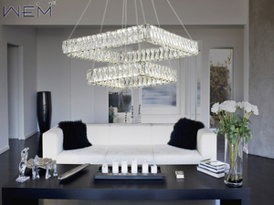 Chaoweiyi — lustre suspendu en cristal pour <span class=keywords><strong>maison</strong></span> <span class=keywords><strong>de</strong></span> poupée, OEM/ODM, résistant aux chocs, luminaire décoratif d'intérieur - Product Image 2