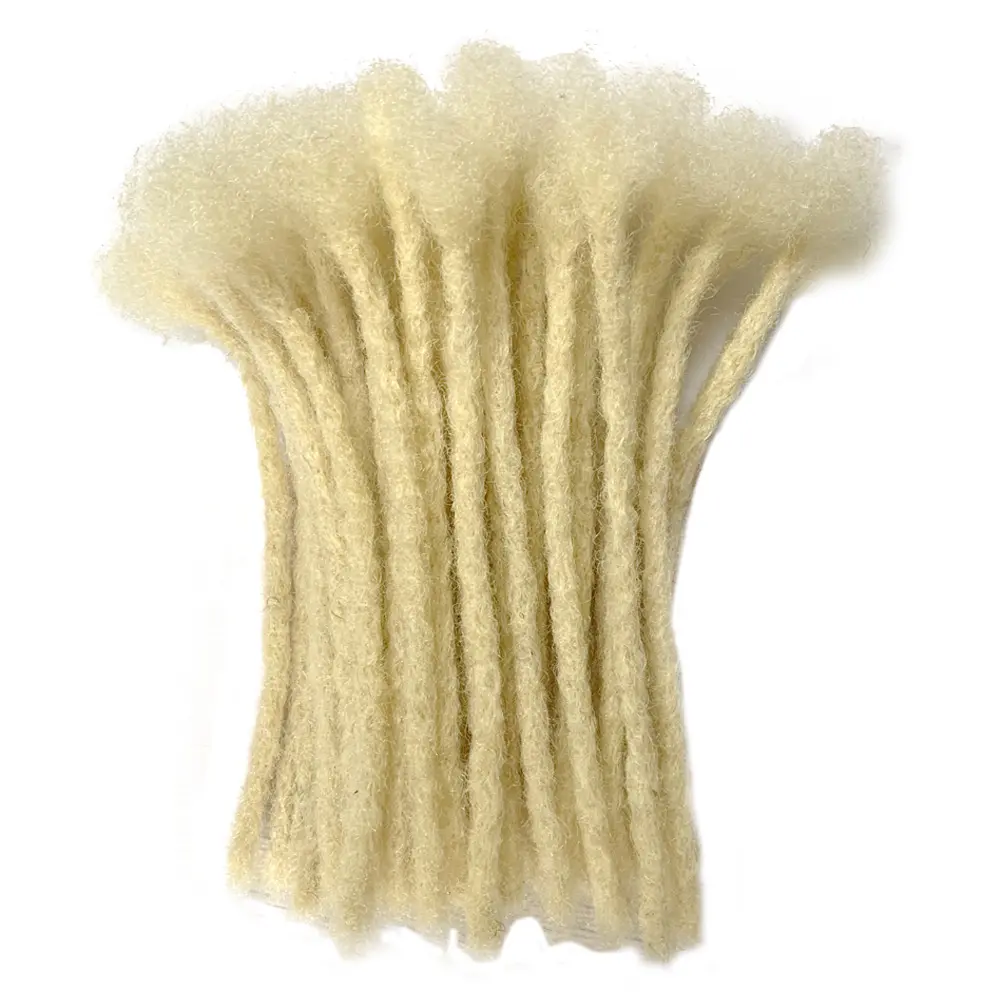YONNA человеческие волосы Microlocks Sisterlocks дреды наращивания на заколках на всю ручной работы (ширина 0,4 см) 100% человеческие волосы блонд #613