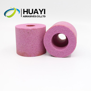 1 2 3 Pink alumina abrasive dan vitrifikasi roda gerinda bangku industri produsen baik untuk bangku penggiling