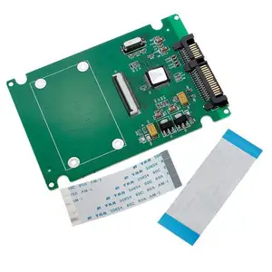 1.8 "ZIF/LIF HDD Hard Disk Drive SSD CEに7 + 15 22 Pin SATA Adapter Converter