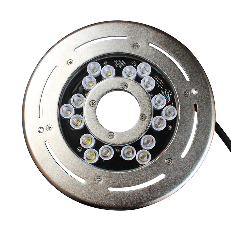 54w Submersible 316L Stainless Steel Marine Grade Water Resistance Dmx Control Rgb Interactive Led Fountain Light Kits