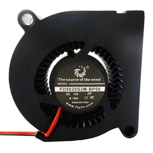 Blower 50X50X20mm 50Mm 5V 12V 24V Pwm 3pin 4pin Turbine Slak Dc Mini Hoge Cfm Centrifugaal fan