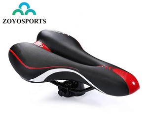 ZOYOSPORTS Sillín <span class=keywords><strong>de</strong></span> <span class=keywords><strong>bicicleta</strong></span> ergonómico Transpirable Cómodo <span class=keywords><strong>Asiento</strong></span> <span class=keywords><strong>de</strong></span> <span class=keywords><strong>bicicleta</strong></span> <span class=keywords><strong>de</strong></span> montaña Hecho <span class=keywords><strong>de</strong></span> cuero plástico y PVC Diseño simple - Product Image 2