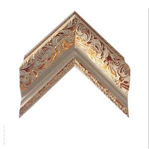 Campione gratuito di fabbrica di alta qualità ornato antico stile barocco Vintage retrò classico decorativo cornice in plastica modanatura - Product Image 2