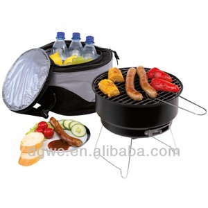 La parrilla de barbacoa con un bolso más fresco, carbón de <span class=keywords><strong>leña</strong></span> barbacoa conjunto, bbq - Product Image 1