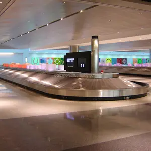 Oval Kurve Ep Flughafen Gepäck Förderband