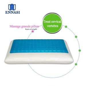 קירור ארגונומי ג 'ל זיכרון קצף סיליקון מיטת שינה כרית צוואר רך מלכה גודל עבור שינה חמה בקיץ טובה - Product Image 3