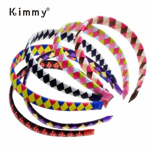Wholesale Color Woven Polyester Grosgrain Ribbon Custom Headband