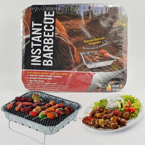 Barbecue <strong>BBQ</strong> Tools Outdoor Garden Picnic Camping Smokeless Aluminum Foil Pan Instant <strong>Disposable</strong> Charcoal <strong>Bbq</strong> <strong>Grills</strong> - Product Image 3