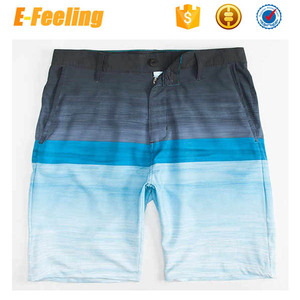 Encargo al por mayor Se Desvanecen Mens Raya Híbrido Shorts - Product Image 1