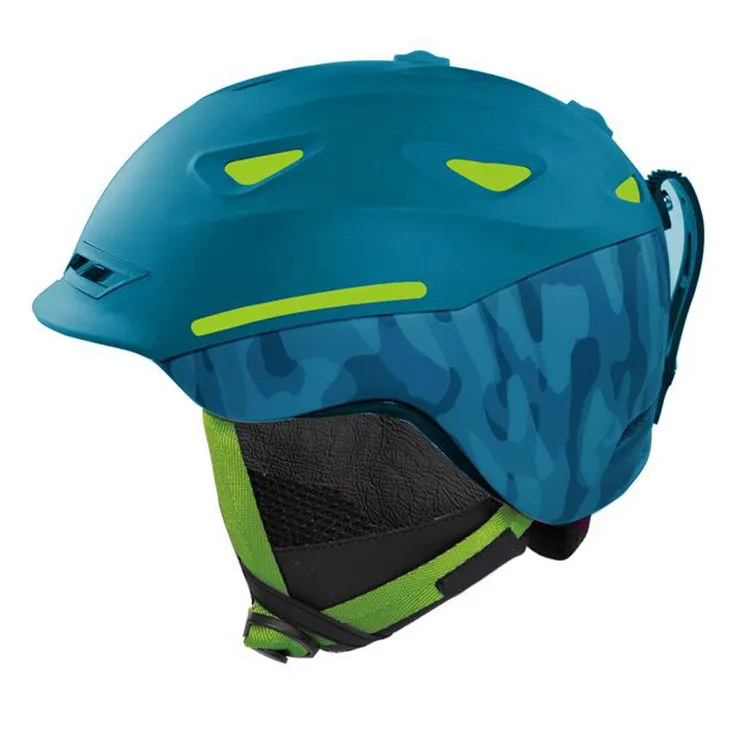 Blau und Weiß Matt Wintersport helm Ski Snowboard helme