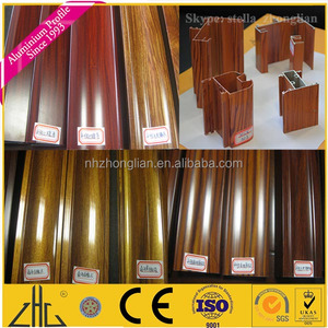 Wow!! Eloxierte polierte elektro phore sische Holz oberfläche <span class=keywords><strong>Aluminium</strong></span> Türrahmen profil Hersteller/Holz farbe <span class=keywords><strong>Aluminium</strong></span> Preis pro kg - Product Image 3