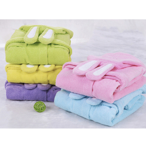 <span class=keywords><strong>Bata</strong></span> de baño <span class=keywords><strong>rosa</strong></span> con capucha para bebé y niño, ropa de baño bonita con diseño de conejo bornoz - Product Image 4