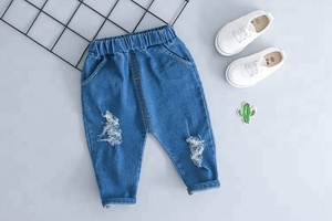 Ensemble chemise à manches longues pour <span class=keywords><strong>bébé</strong></span> garçon de 0 à 3 ans, en jean, deux pièces, collection automne 2018 - Product Image 6
