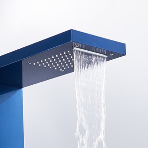 Fapully alta calidad <span class=keywords><strong>de</strong></span> acero inoxidable pulido espejo <span class=keywords><strong>mar</strong></span> azul baño panel <span class=keywords><strong>de</strong></span> ducha <span class=keywords><strong>de</strong></span> acero inoxidable - Product Image 4
