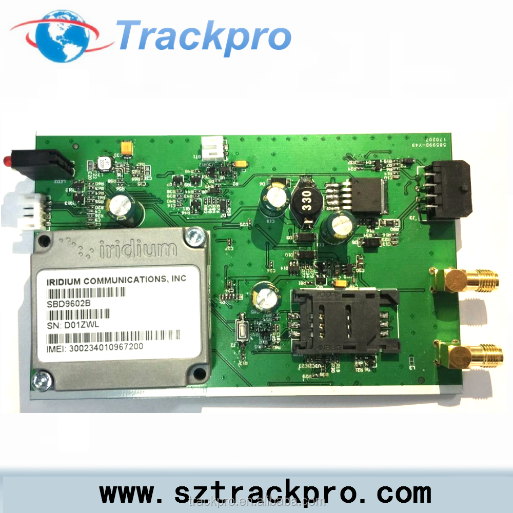 Satélite Iridium base cuando no gsm seguimiento de vehículos