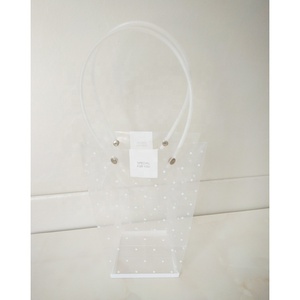 Túi Rượu Bằng Nhựa Trong Suốt Khuyến Mại/Túi Rượu Quà Tặng/Túi Chai Rượu Vang Có Tay Cầm Bằng Ống - Product Image 5