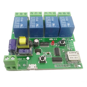 Tuya — Module de télécommande intelligente WIFI sans fil, avec verrouillage automatique RF, 4ch, DC 5V, 12V, 32V, 220V - Product Image 1