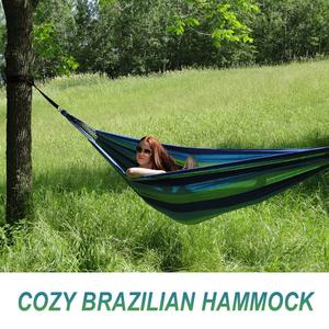 <span class=keywords><strong>Hamac</strong></span> de Camping brésilien, lit-balançoire pour deux personnes, léger et Portable, pour plage, Camping en plein air, - Product Image 6