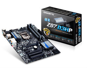 Intel gigabyte z87 origanl micro atx carte mère de bureau, lga1150, ddr <span class=keywords><strong>3</strong></span>, hdim, lan, ga-z87-d3hp - Product Image 1