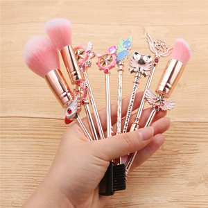 Ensemble de 8 pinceaux de maquillage anime Cardcaptor Sakura, design baguette étoile et oiseau, cadeaux de fête et de festival - Product Image 4