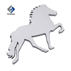 ABS personalized horse letter 3D logos badge emblem car sticker - Product Image 5