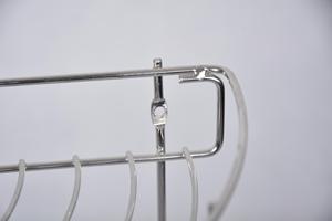 <span class=keywords><strong>2</strong></span> 계층 삼각형 매달려 코너 선반 선반 욕실 주방 저장실 - Product Image 3