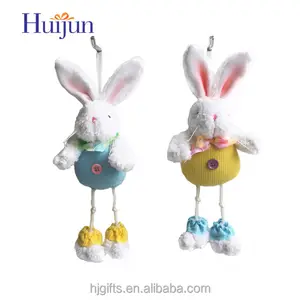 귀여운 부드러운 장난감 부활절 최고의 판매 제품 미니 토끼 걸이 펜던트 인형 봉제 매달려 장식 토끼 장식