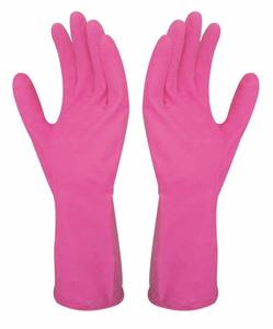 Offre Spéciale couleur Jaune longue doublés Gants En Latex naturel Pour Le <span class=keywords><strong>Ménage</strong></span> - Product Image 6