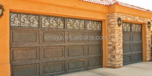 Puerta de Garaje de Hierro Forjado Plegable Eléctrica Automática Moderna de Lujo, Diseño de Puerta Principal Metálica para Garaje - Product Image 3
