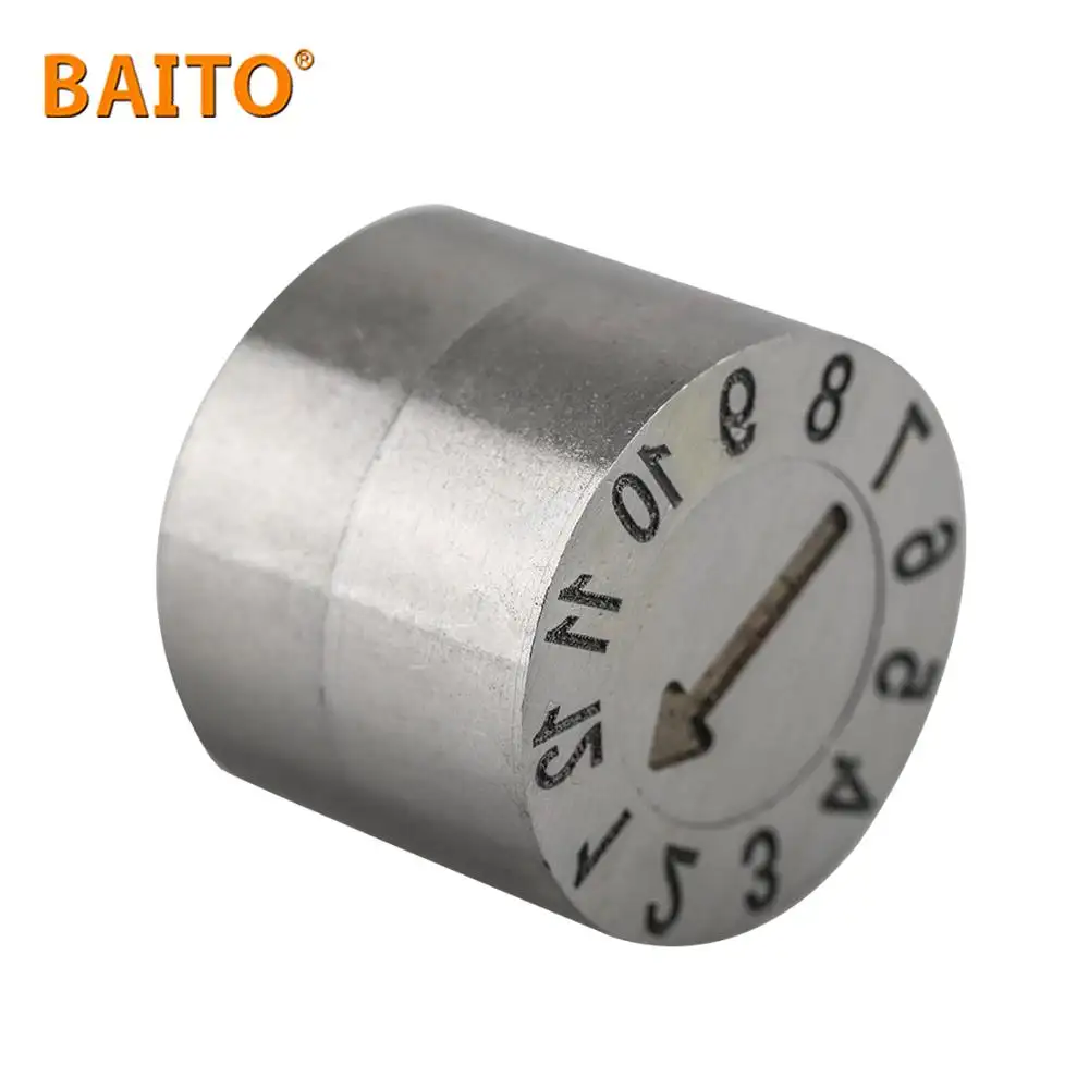 Standaard Om Baito Schimmel Componenten, Traditionele Datum Stempel Pin Datum Gemarkeerd Pin