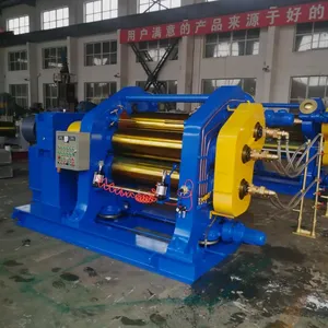 Factory Price 3-roll Rubber Sheet Calendering Machine Rubber Calender Three Roller For Plastic Products