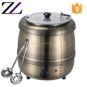 Service de buffet en porcelaine, restaurant de luxe, service de buffet, en acier inoxydable, station chauffe-soupe sur pied, louche de <span class=keywords><strong>soupière</strong></span> en céramique, 9 pouces, 5 étoiles - Product Image 6