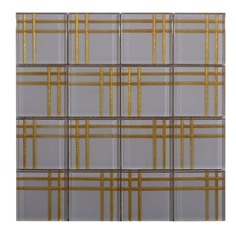 Ligne blanche-dorée