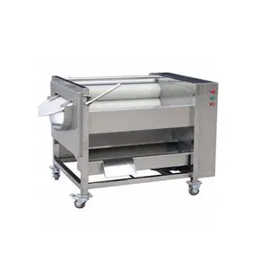 0.8 ~ 1.2T/H Industrial Peeling Machine Vegetable Ginger Processing Machine Multi Function Peeler