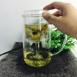 <span class=keywords><strong>de</strong></span> Qualité Alimentaire Sans Plomb Lâche <span class=keywords><strong>Feuille</strong></span> Thé Maker avec Théière En Verre Construit en Infuser et Amovible Filtre - Product Image 3
