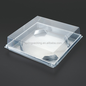 6" 7" 8" 9 "10" 11" 12" inch plastic cheesecake chocolate cake box dome lid container packaging cake boxes