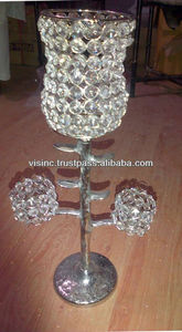 Wedding Crystal Center Piece 3 in One <b>Candle</b>/<b>tea</b> <b>Light</b> Holder - Product Image 2