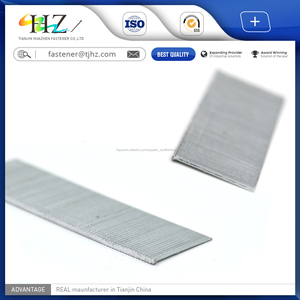 Galvanzied alambre y cinta de acero recubierto de alta calidad ST clavos brad uñas - Product Image 1
