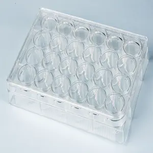 Disposable plastic cell culture plates sterile 24 well Tissue Culture-Treated Plate for laboratory