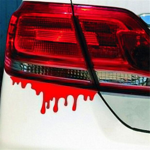Adesivi per Auto Red Blood decalcomanie Auto riflettenti paraurti leggero corpo <span class=keywords><strong>JDM</strong></span> Sticker Covers Car-styling - Product Image 5