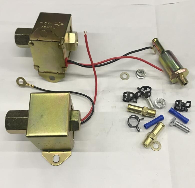 Pompa Carburante Elettrica 24V Universale In Alluminio Con Filtro – Sostituzione Per Auto, Camion E Barche