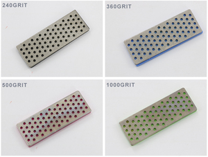 Set da 4 Pezzi di Pietre per Affilare Diamantate per Lamine da Sci, Affilacoltelli Professionale da Sci con Grana 240 360 500 1000 - Product Image 3