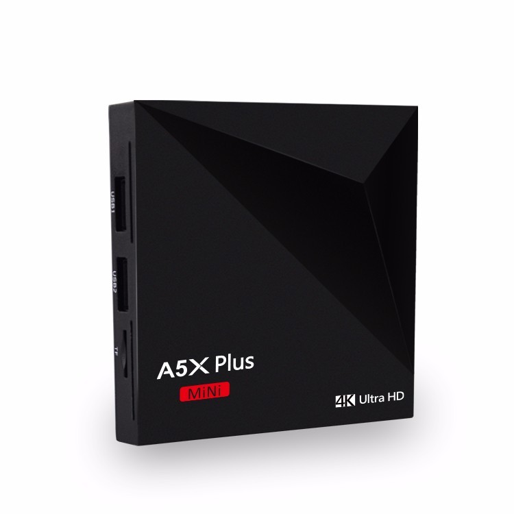 A5X Plus Mini Android 7.1 TV BOX kodi 17.1 Rockchip RK3328 Quad Core 1 GB/8 GB WiFi UHD 4 K H.265 VP9 HDR10 Media Player MINI PC