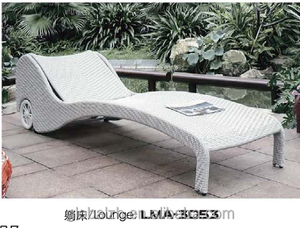 Chaise longue de <span class=keywords><strong>jardin</strong></span> en rotin pour piscine extérieure - Product Image 4