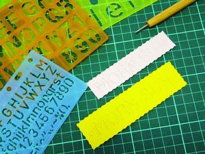 Plantillas de Alfabeto con Letras de 5mm sin Escala, Suministro de Taiwán, Gran Venta para Dibujo - Product Image 6